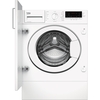 Beko WTIK72111 Integrated Washing Machine, 7kg, 1200 Spin, White, C Rated