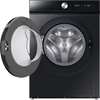 Samsung WW11DB8B95GBU1 Series 8 AI Energy Washing Machine, 11kg, 1400 Spin, Black, A Rated