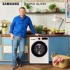 Samsung WW90CGC04DAEEU Series 5 ecobubble� with SmartThings Washing Machine, 9kg, 1400 Spin, White, A Rated