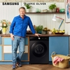 Samsung WW90DB8U95GBU1 Bespoke Series 8 AI Energy, QuickDrive, WiFi-enabled Washing Machine, 9kg, 1400 Spin, Black, A Rated