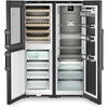 Liebherr XRCbs5295 American Fridge Freezer, Black, D Rated,  Plumbed