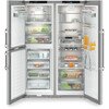 Liebherr XRCSD 5255 Prime BioFresh American Fridge Freezer,  Plumbed, Stainless Steel, D Rated