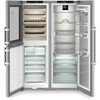 Liebherr XRCst5295 American Fridge Freezer,  Plumbed, Stainless Steel, D Rated