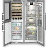 Liebherr XRCst5295 American Fridge Freezer,  Plumbed, Stainless Steel, D Rated