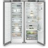 Liebherr XRFsf5225 American Fridge Freezer,  Non-Plumbed, Silver, D Rated