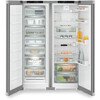 Liebherr XRFsf 5220 Plus American Fridge Freezer,  Non-Plumbed, Silver, D Rated