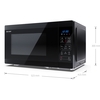 Sharp YC-MA262AE-B Combination Microwave, Black