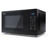 Sharp YC-MS252AU-B Microwave, Black