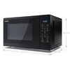 Sharp YC-MS252AU-B Microwave, Black