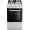 Zenith ZE501W Gas Cooker with Single Oven, White