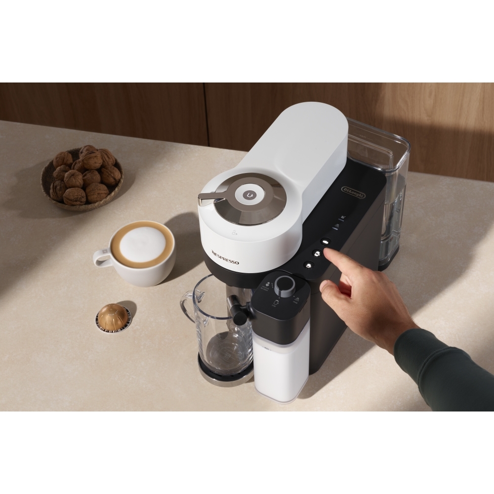 Nespresso by DeLonghi ENV300.W Vertuo Lattissima Coffee Machine, White