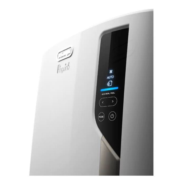 DeLonghi Pinguino PAC EL98 ECO Real Feel Air Conditioner - 10700 BTUs, White, A Rated