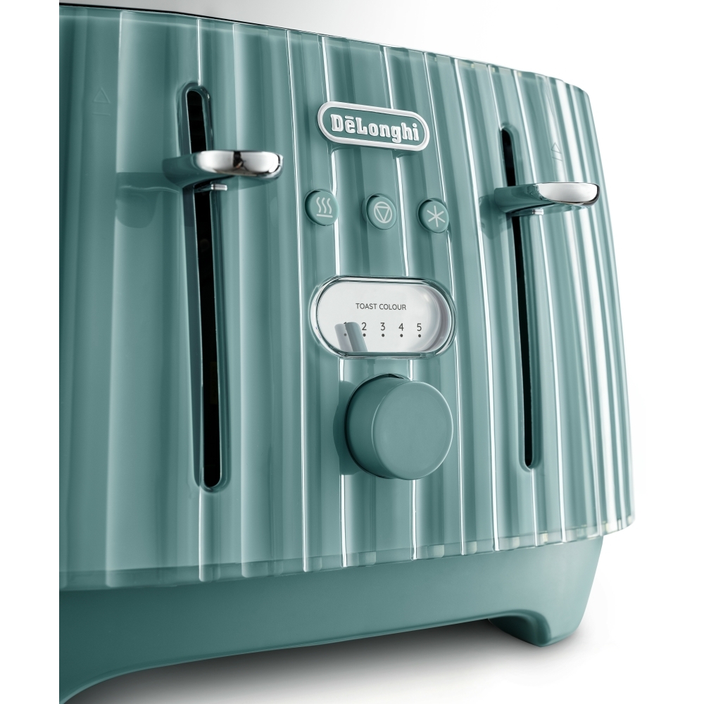DeLonghi CTD4003.GR Ballerina 4 Slice Green Toaster (0230040016