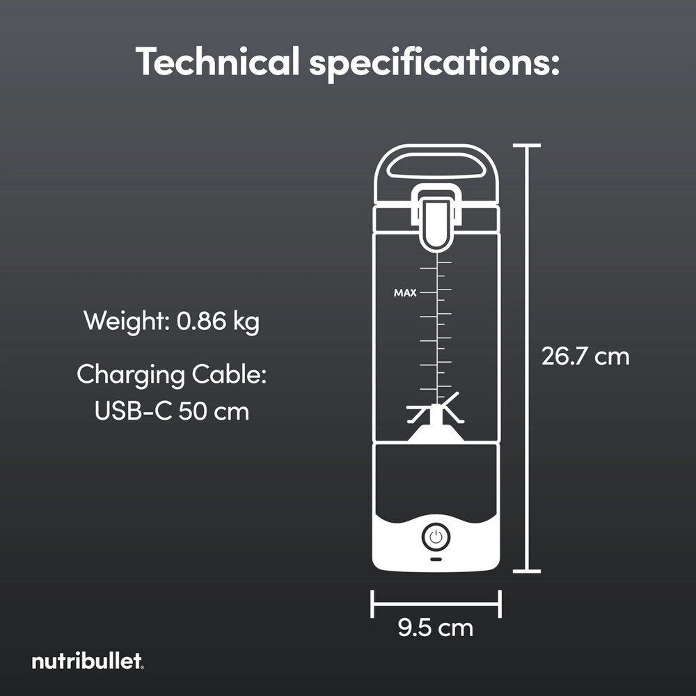 Nutribullet NBG-200 McLaren Mastecard F1 Team Portable Blender