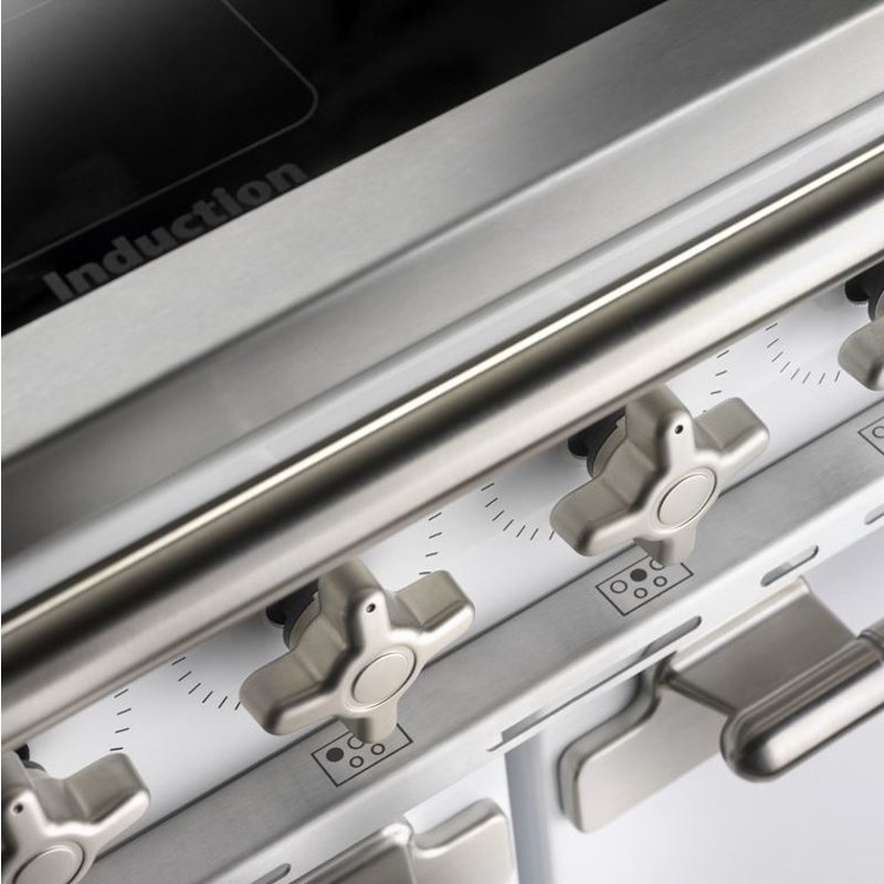 Rangemaster ELS100EISS 100cm Induction Range Cooker Elise Stainless Steel / Brushed Nickel, A Rated