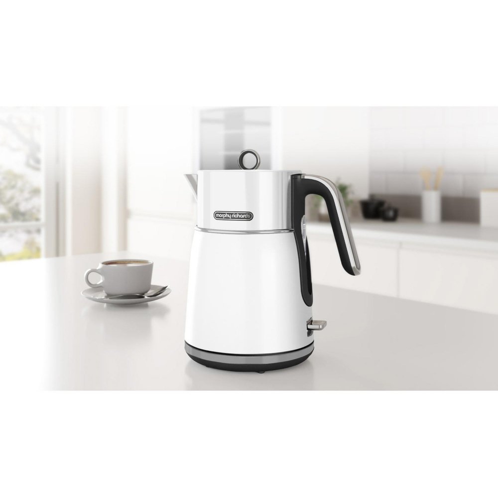 Morphy Richards 100704 Signature Matt Retro Kettle, White