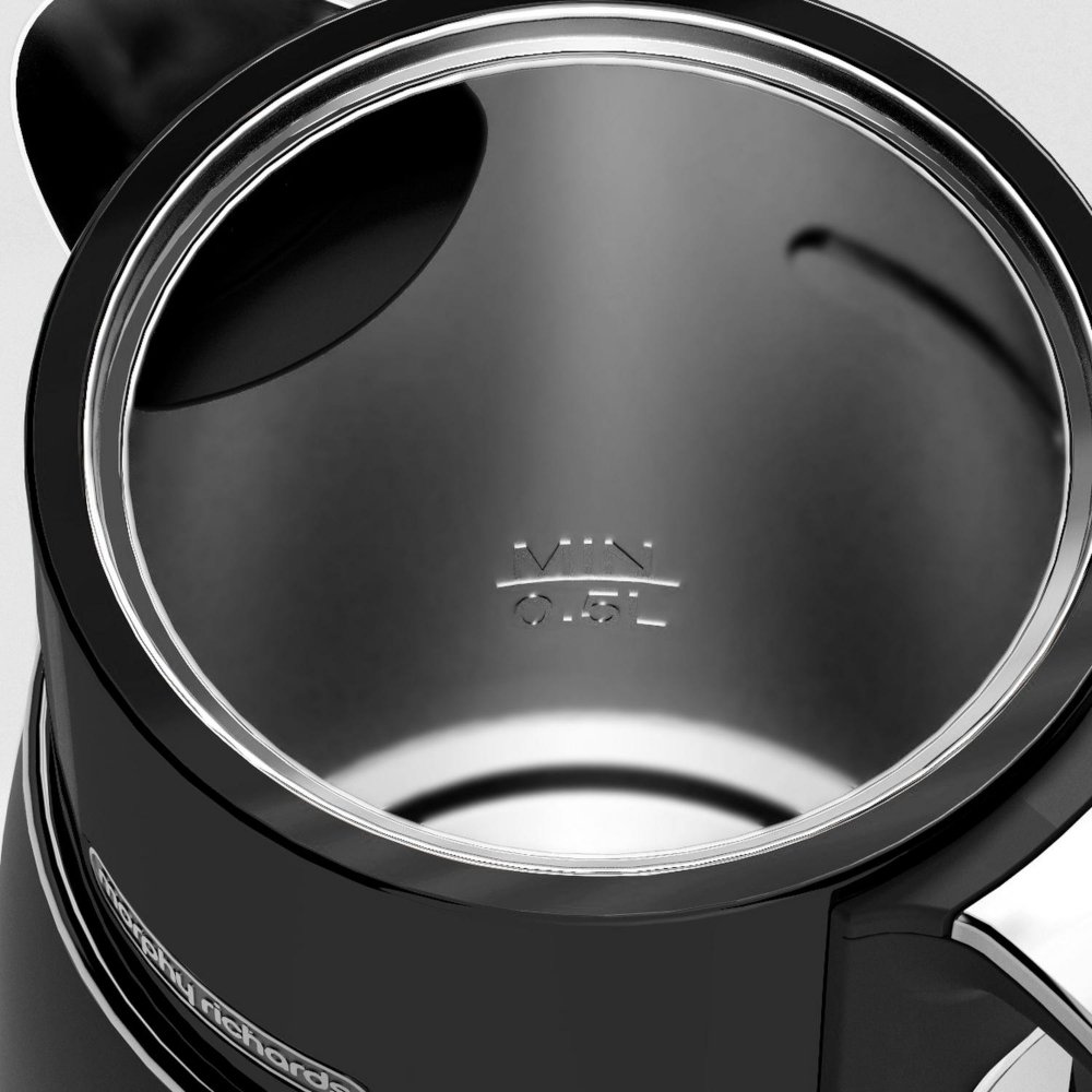 Morphy Richards 100744 Signature Matt Retro Kettle, Black
