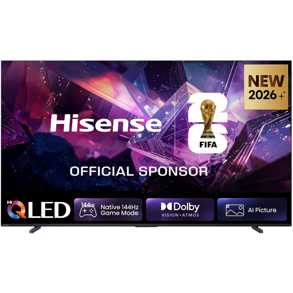 Hisense 100E7STUK PRO 100" QLED Smart Television, 4K Ultra HD, Grey, E Rated