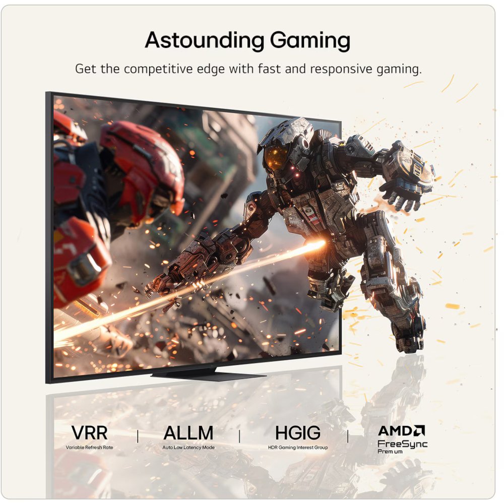 LG 100MRGB96B6.AEK 100" Micro RGB Smart Television, 4K Ultra HD, Black, D Rated
