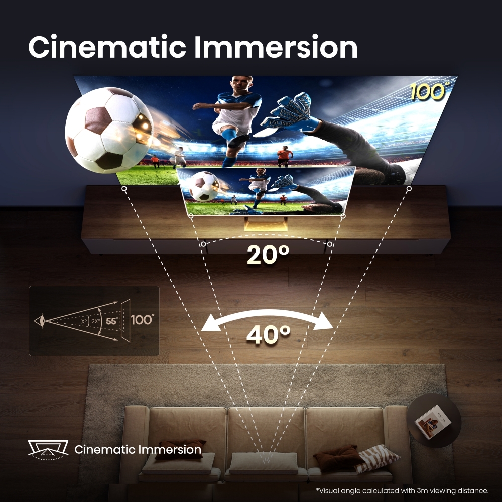 Hisense 100U7QTUK 100" ULED Mini LED Smart Television, 4K Ultra HD, Black, F Rated