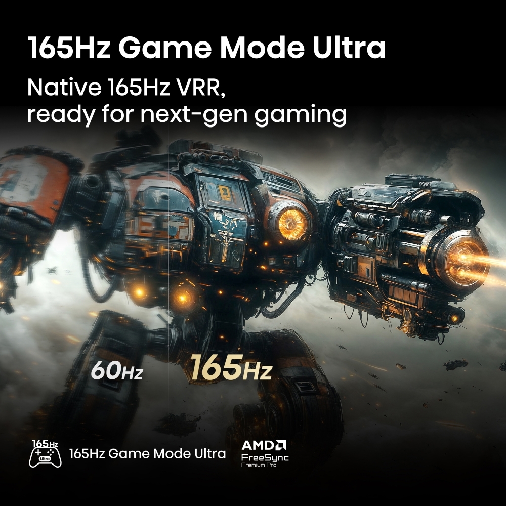 Hisense 100U7QTUK 100" ULED Mini LED Smart Television, 4K Ultra HD, Black, F Rated