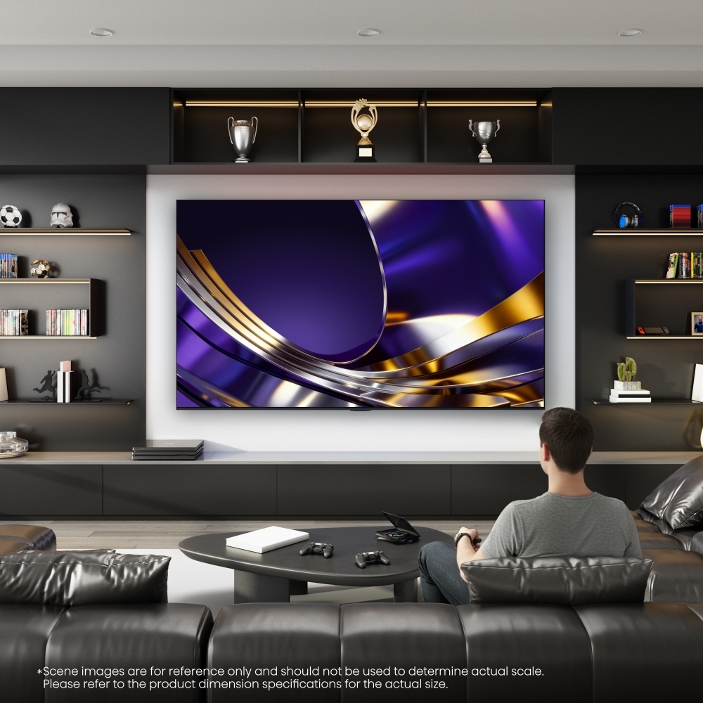 Hisense 100U7STUK PRO 100" ULED Mini LED Smart Television, 4K Ultra HD, Grey, D Rated
