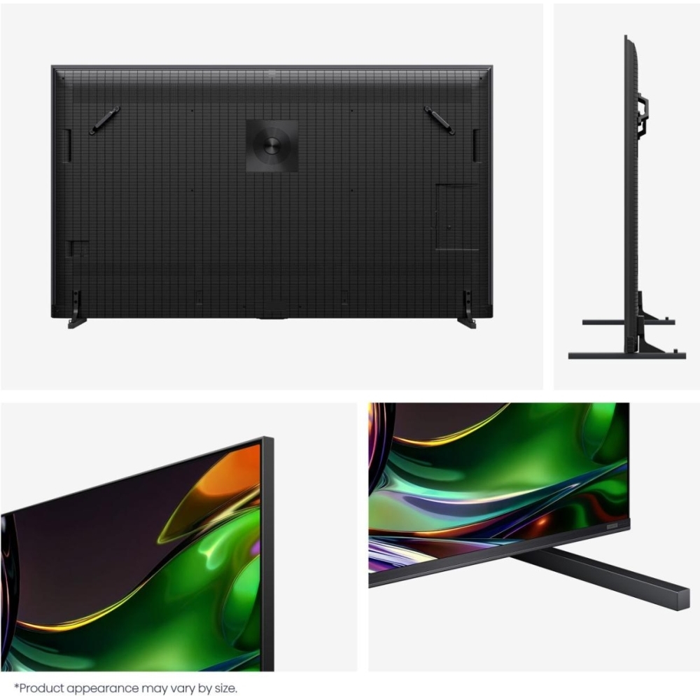 Hisense 100UR8STUK 100" RGB MiniLED Smart Television, 4K Ultra HD, Black, B Rated