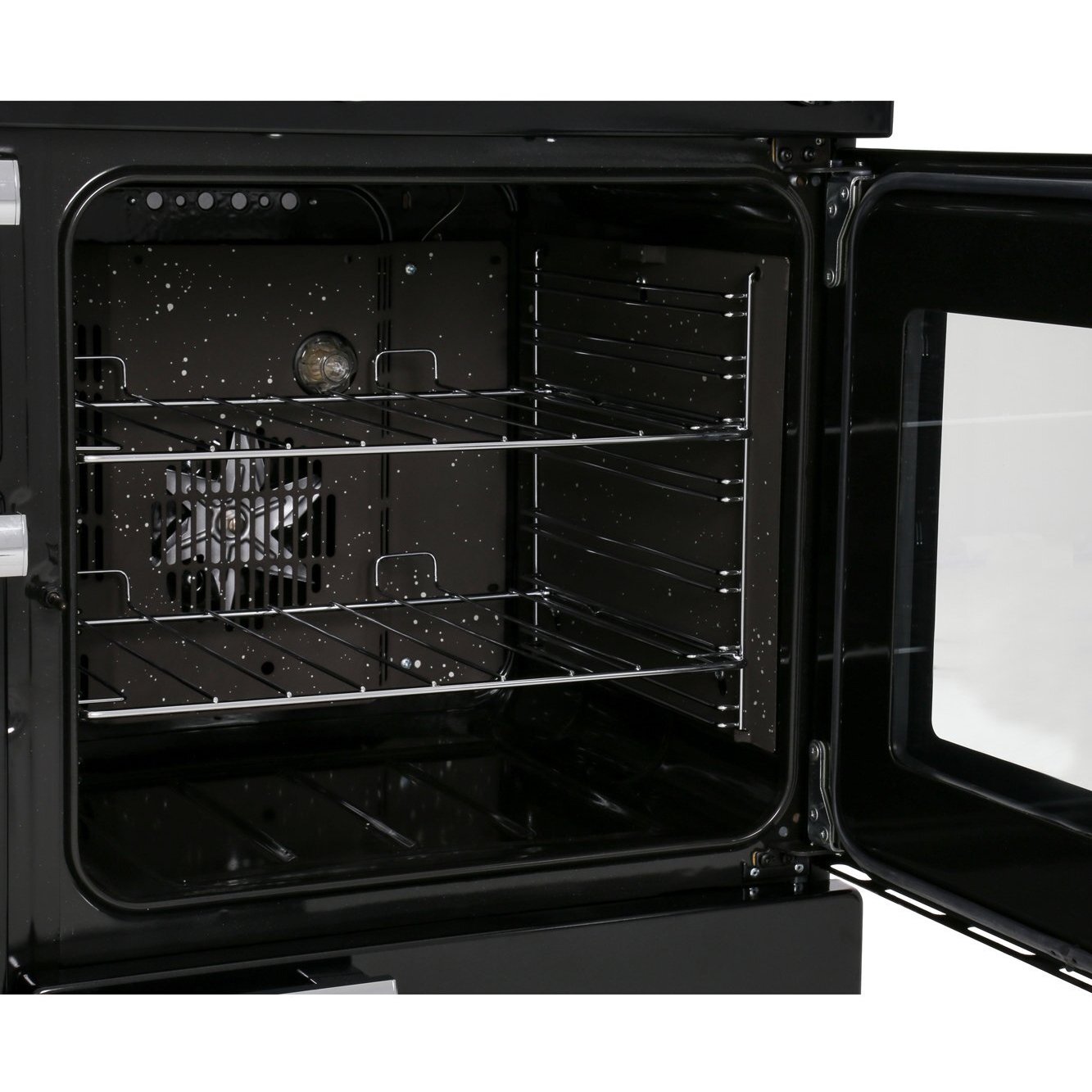 Rangemaster PDL110EIGB/C 110cm Induction Range Cooker Professional Deluxe Black / Chrome, A Rated