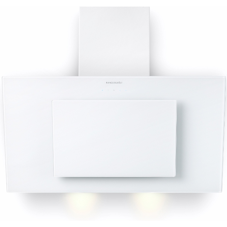 Rangemaster OPLHD100WH 100cm Chimney Cooker Hood Opal White, B Rated