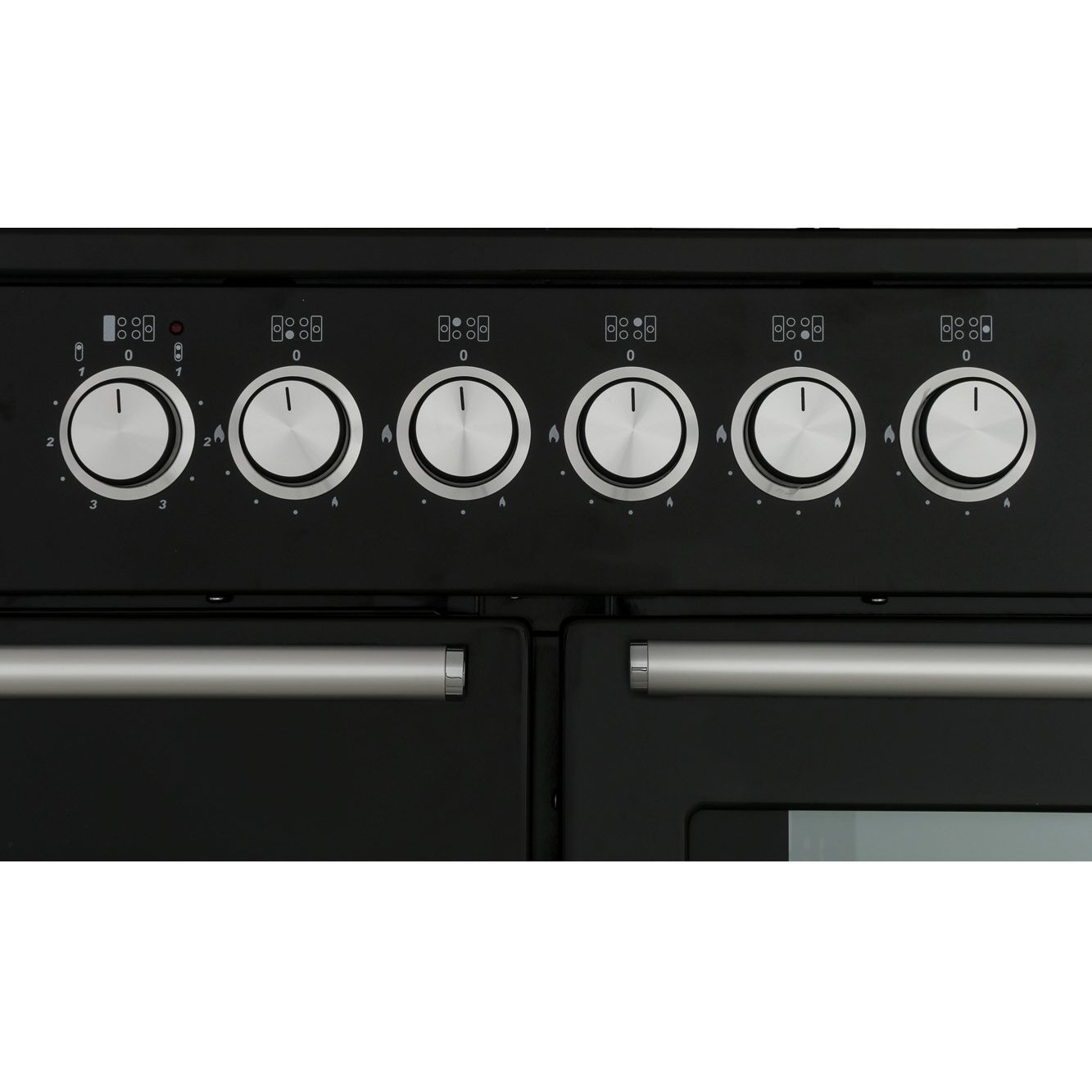 Rangemaster NEX110EIBL/C 110cm Induction Range Cooker Nexus Black / Chrome, A Rated