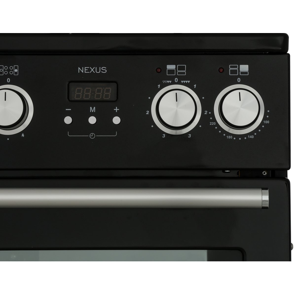 Rangemaster NEX110EIBL/C 110cm Induction Range Cooker Nexus Black / Chrome, A Rated