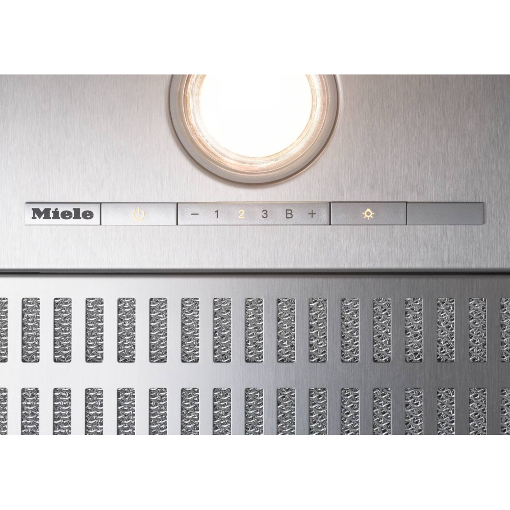 Miele DA 2360 Canopy Cooker Hood, Stainless Steel, A Rated