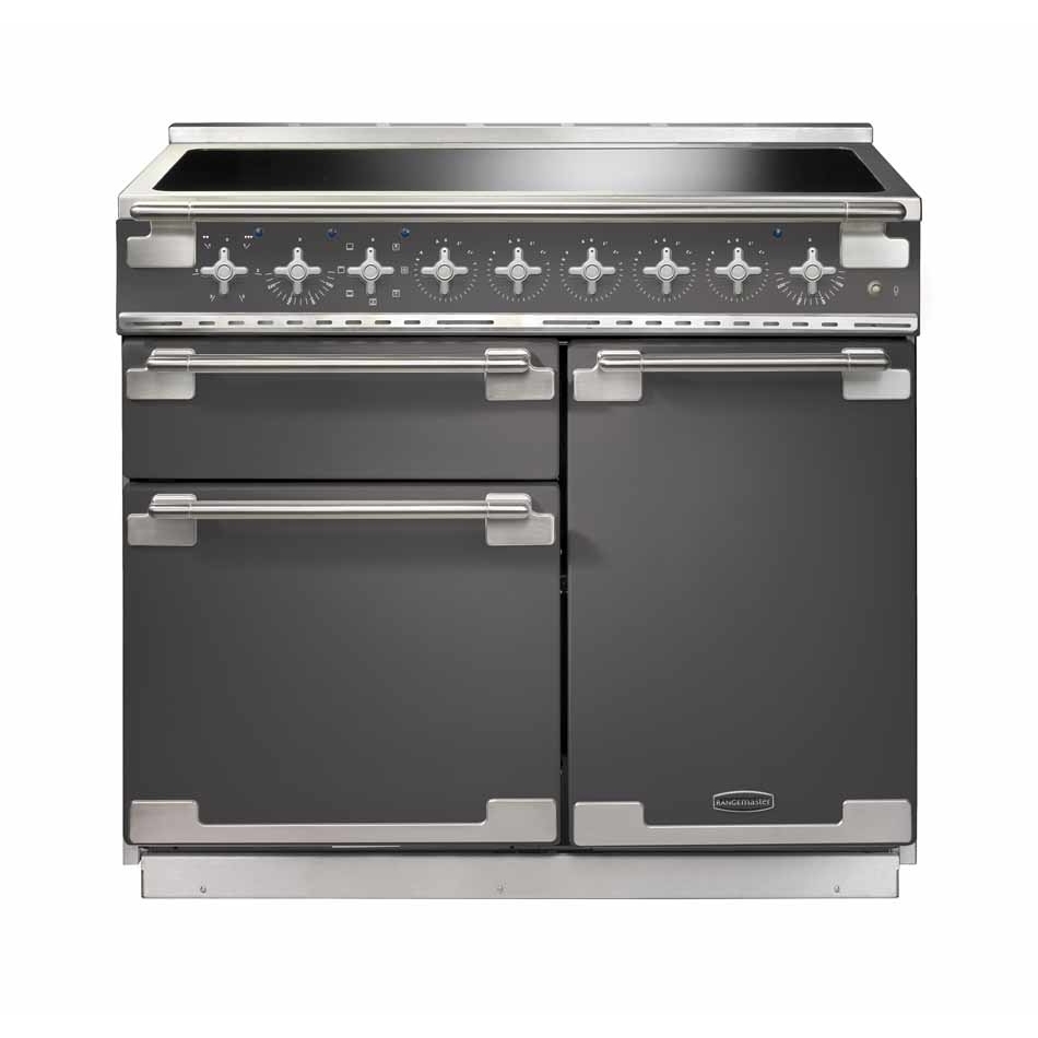 Buy Rangemaster ELS100EISL Elise Slate with Brushed Chrome Trim 100cm