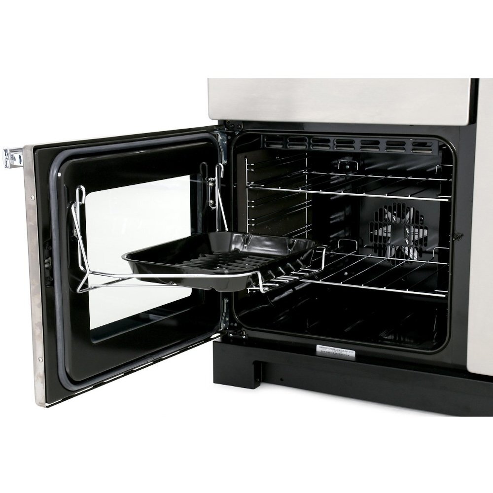 Rangemaster PDL90DFFSL/C 90cm Dual Fuel Range Cooker Professional Deluxe Slate / Chrome, A Rated