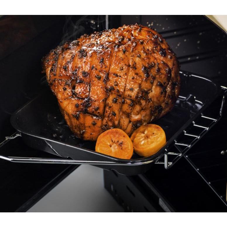 Rangemaster PDL90DFFSL/C 90cm Dual Fuel Range Cooker Professional Deluxe Slate / Chrome, A Rated