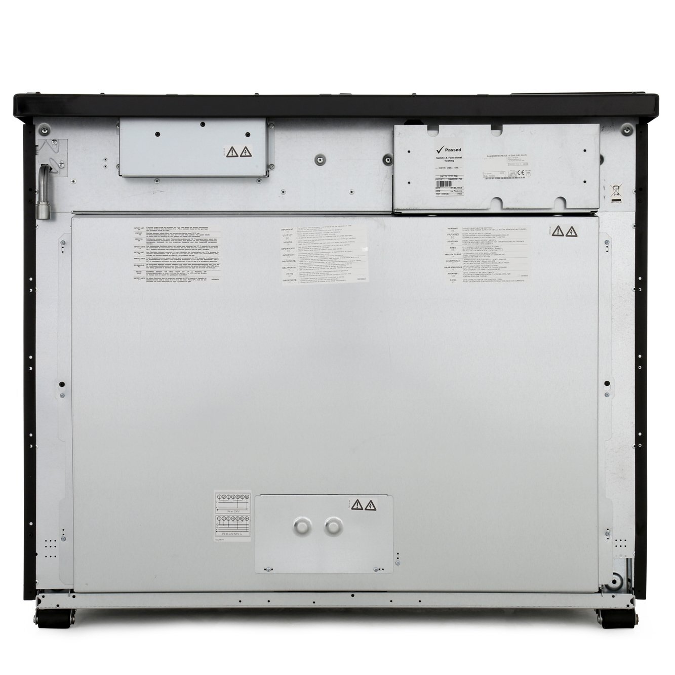 Rangemaster NEX110DFFSL/C 110cm Dual Fuel Range Cooker Nexus Slate / Chrome, A Rated