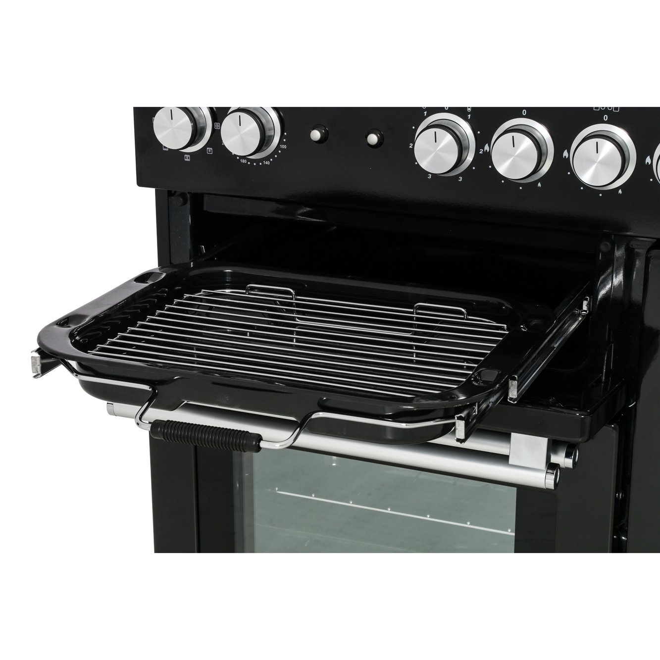 Rangemaster NEX110DFFSS/C 110cm Dual Fuel Range Cooker Nexus Stainless Steel / Chrome, A Rated
