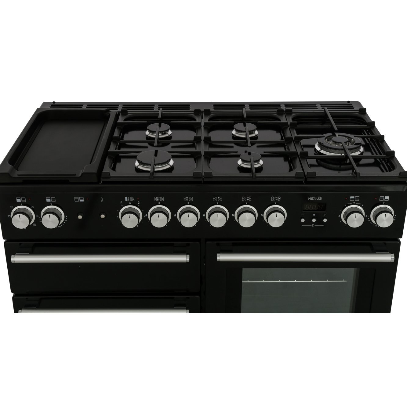 Rangemaster NEX110DFFWH/C 110cm Dual Fuel Range Cooker Nexus White / Chrome, A Rated