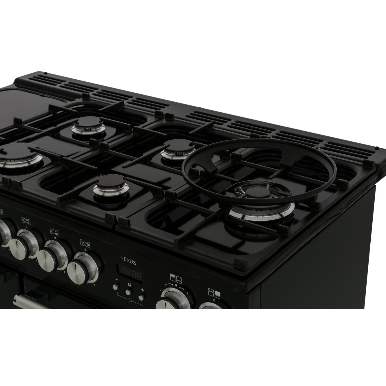 Rangemaster NEX110DFFWH/C 110cm Dual Fuel Range Cooker Nexus White / Chrome, A Rated