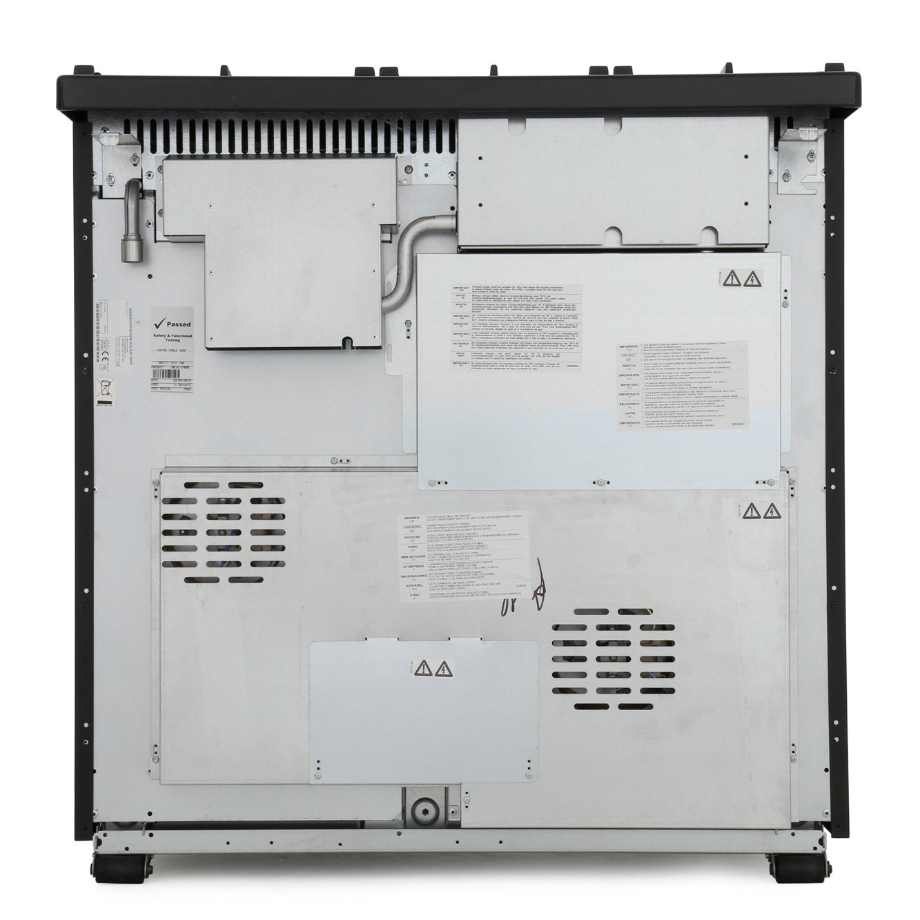 Rangemaster NEX90DFFWH/C 90cm Dual Fuel Range Cooker Nexus White / Chrome, A Rated