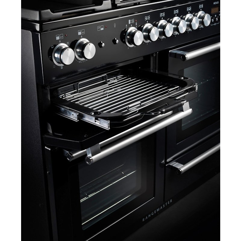 Rangemaster NEX110EISL/C 110cm Induction Range Cooker Nexus Slate / Chrome, A Rated