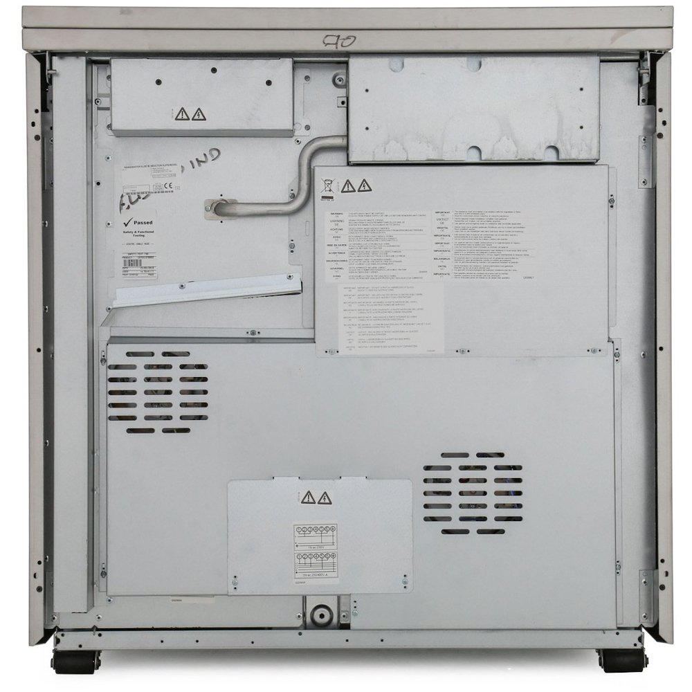 Rangemaster ELS90EICA 90cm Induction Range Cooker Elise China Blue / Brushed Nickel, A Rated