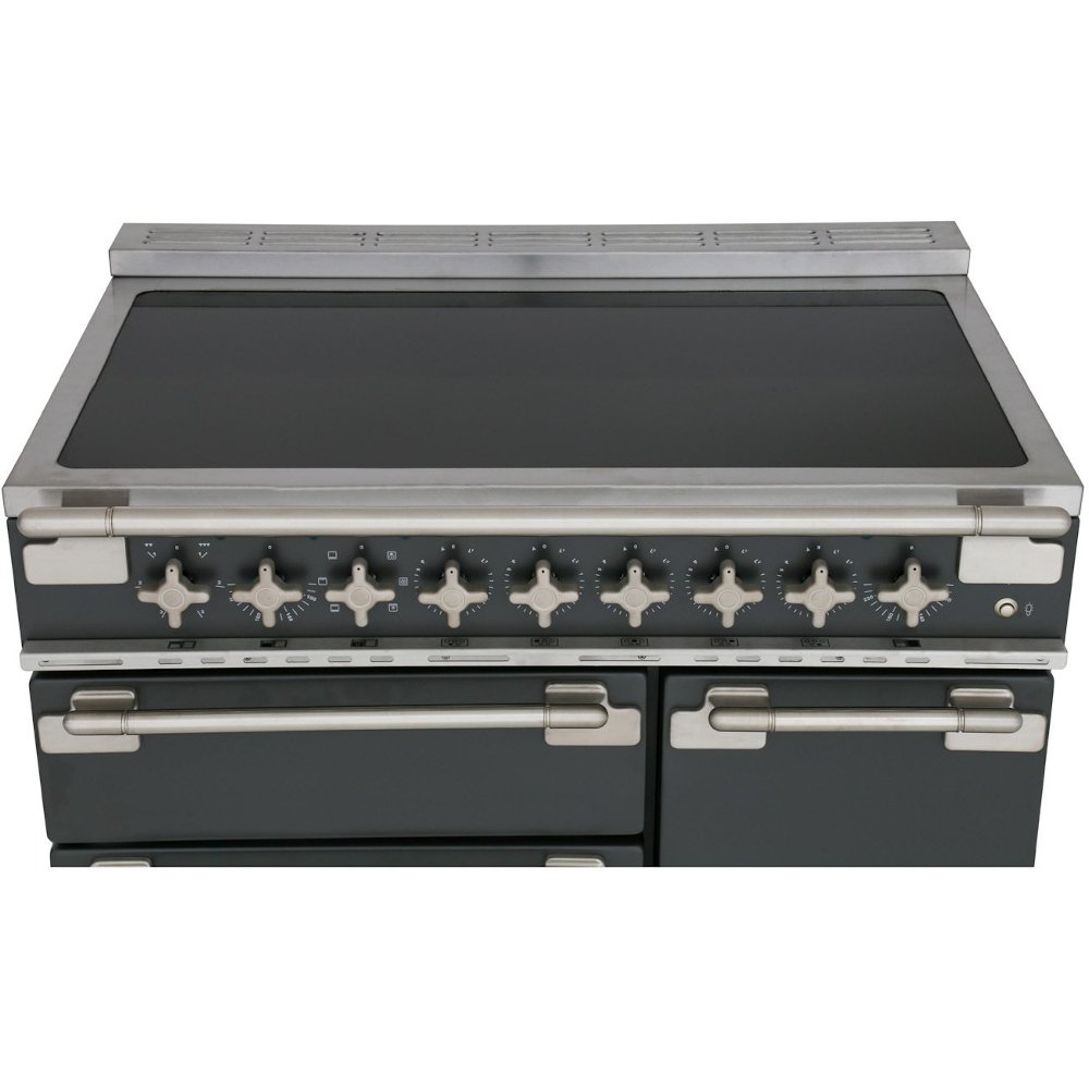 Rangemaster ELS90EICR 90cm Induction Range Cooker Elise Cream / Brushed Nickel, A Rated