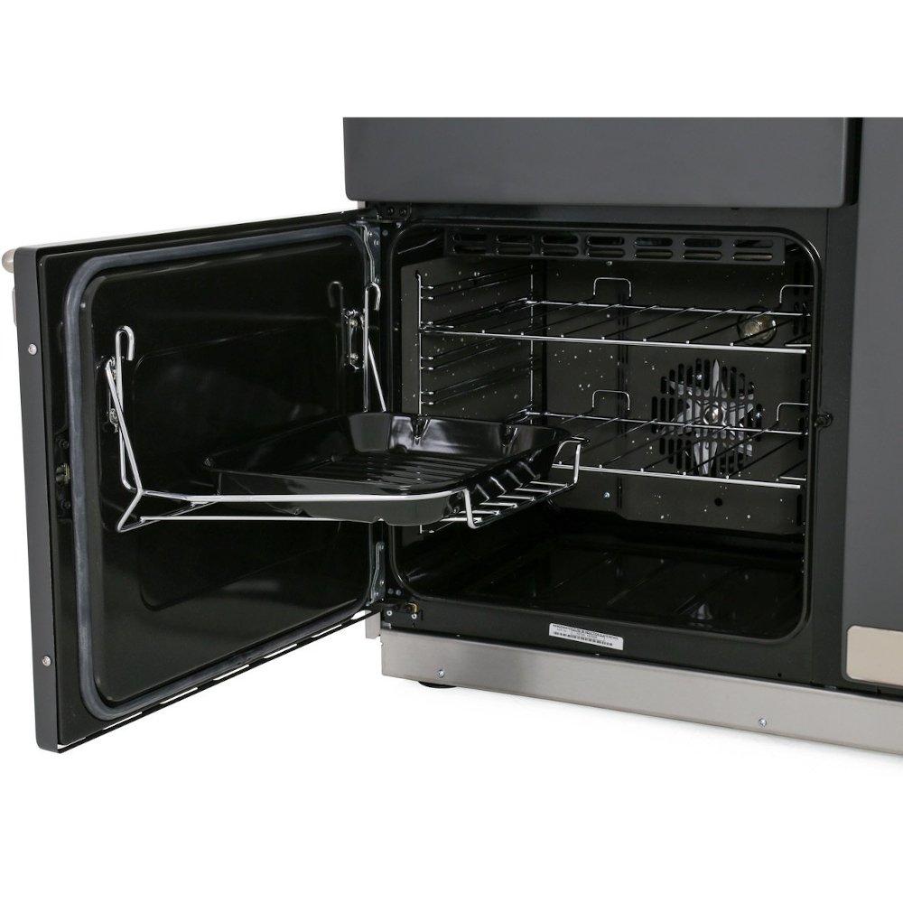 Rangemaster ELS90EICR 90cm Induction Range Cooker Elise Cream / Brushed Nickel, A Rated