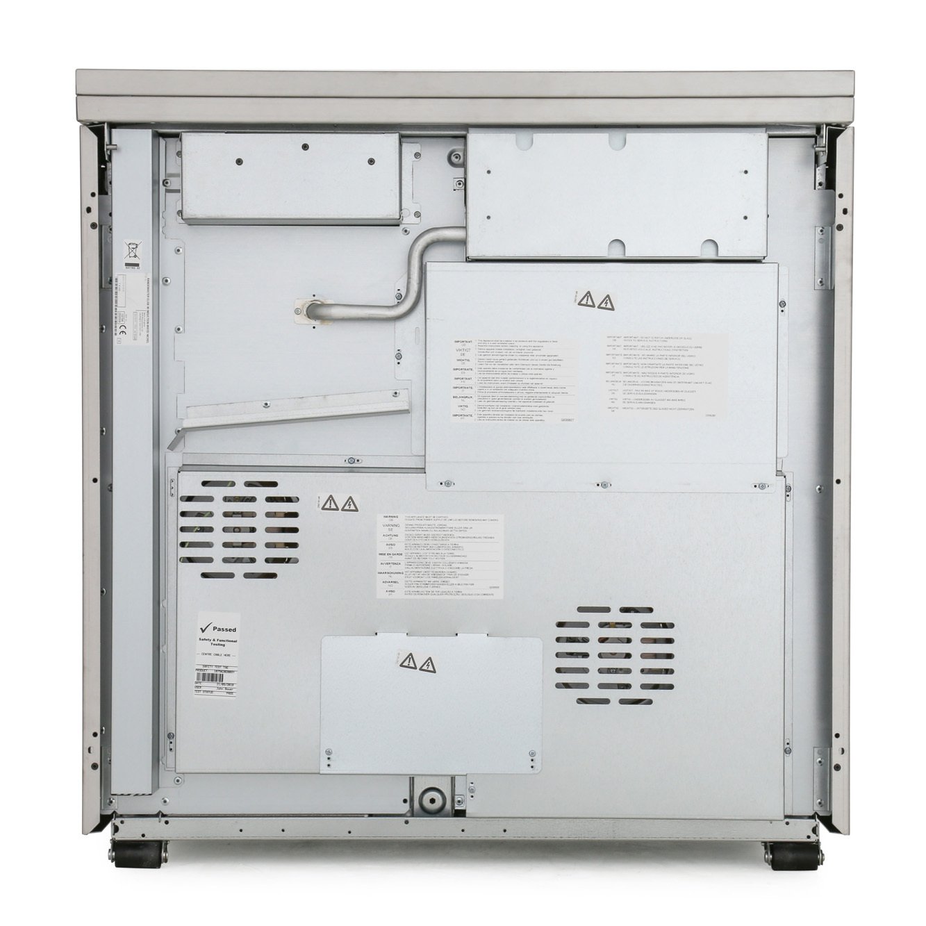 Buy Rangemaster ELS90EIWH Elise White with Brushed Chrome Trim 90cm