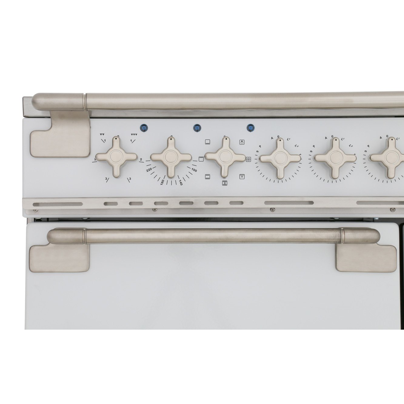 Buy Rangemaster ELS90EIWH Elise White with Brushed Chrome Trim 90cm