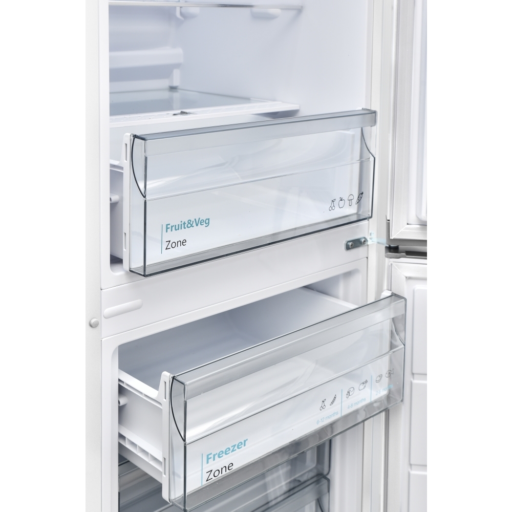 Sharp SJ-BB04DTXWE2-EN Low Frost Fridge Freezer, 60/40, White, E Rated