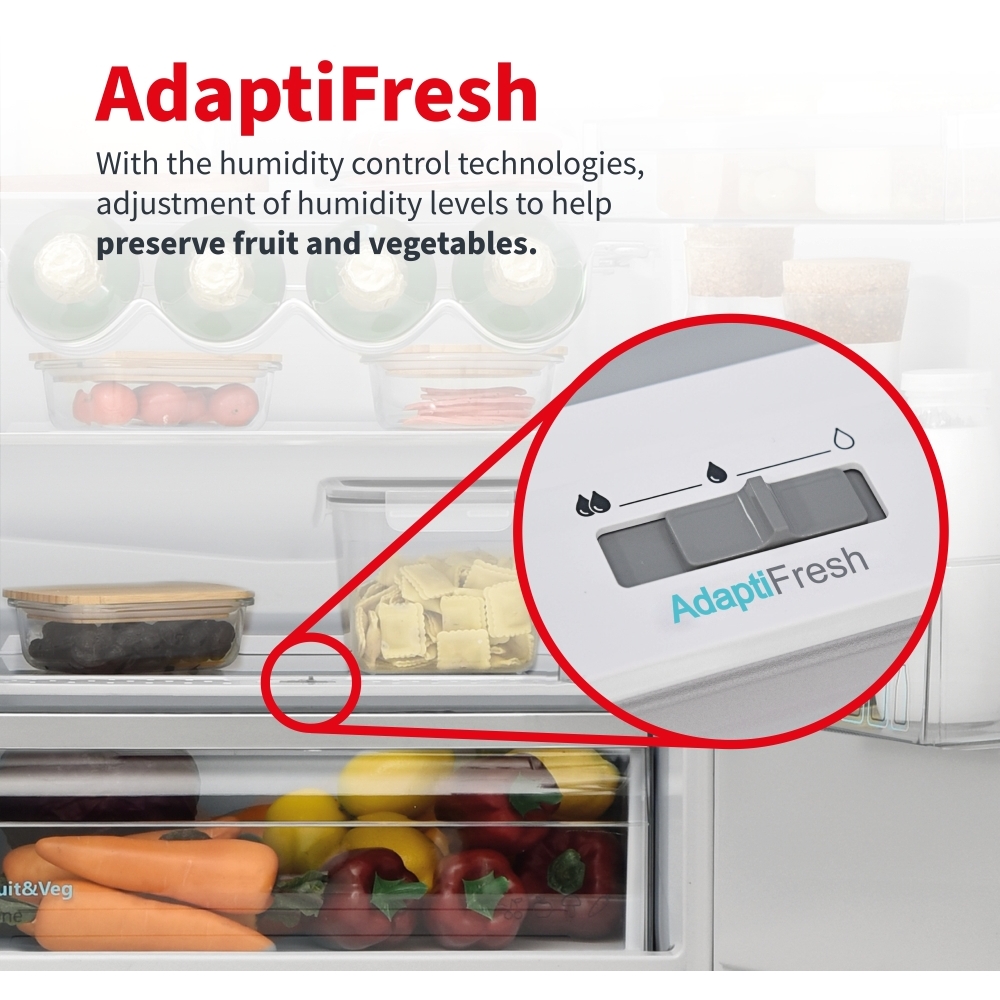 Sharp SJ-BB04DTXWE2-EN Low Frost Fridge Freezer, 60/40, White, E Rated