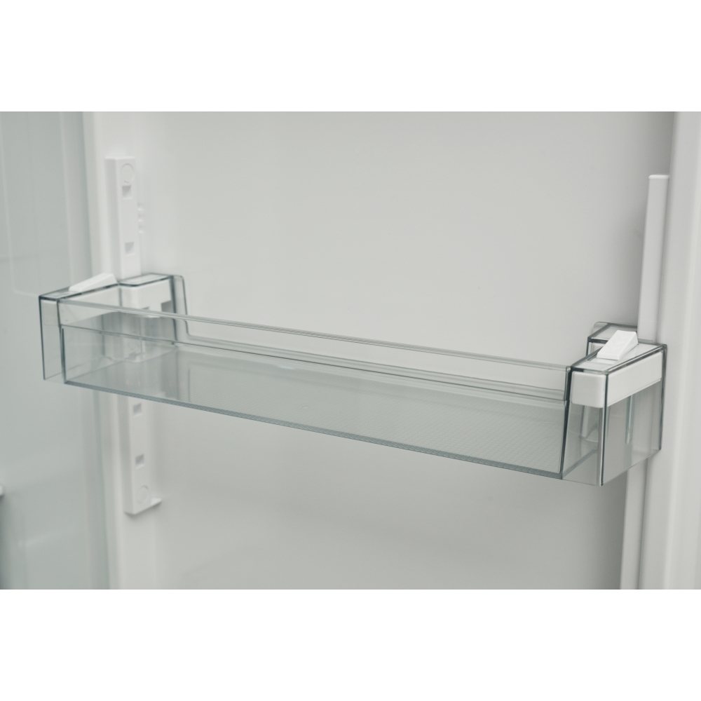 Sharp SJ-BE237M01X-EN No Frost Integrated Fridge Freezer, Sliding Hinge, 70/30, White, E Rated