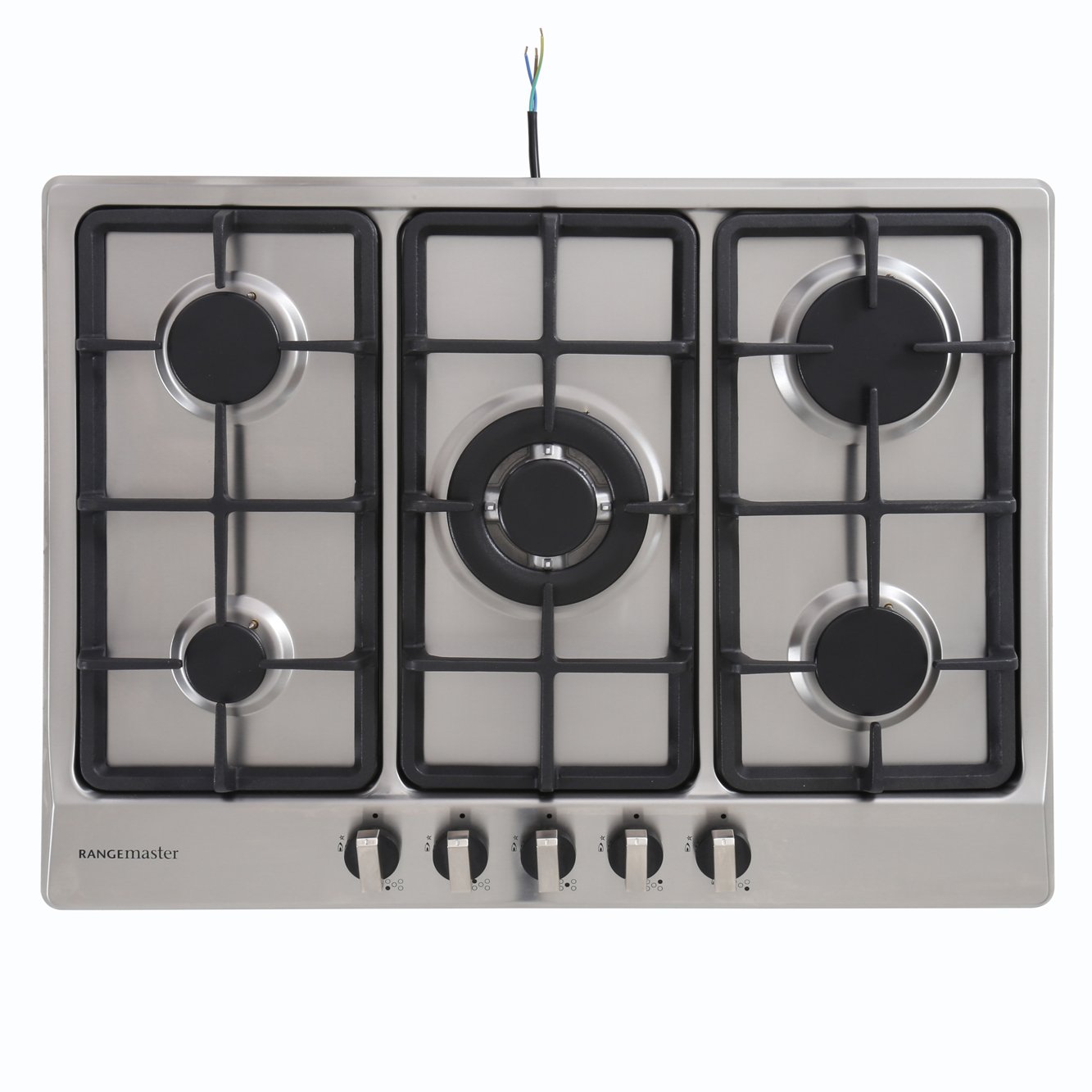 Buy Rangemaster RMB70HPNGFSS Stainless Steel 5 Burner Gas Hob (11222